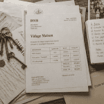 vidage maison table documents succession