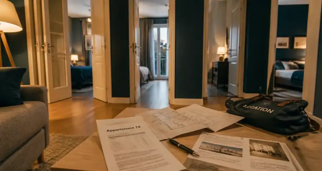 Appartement t4 lumineux, 3 chambres, plan et visite