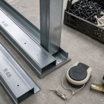 Rails pour placo R48 pour armature de cloison sèche, rails et montant M48