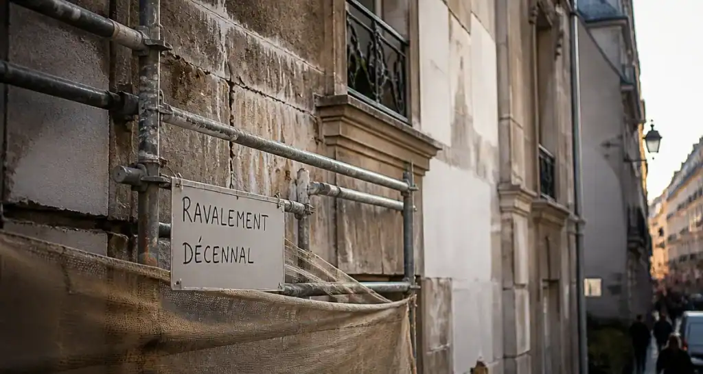 Ravalement de façade : ravalement de façade tous les combien, échafaudage et façade en travaux à Paris