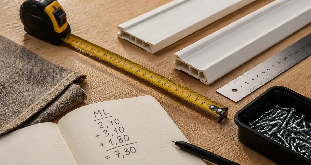Calculer en metre lineaire avec mètre ruban et calcul ML
