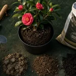 Quand planter un camélia à l’automne : pot en terre acide drainée, sol humide
