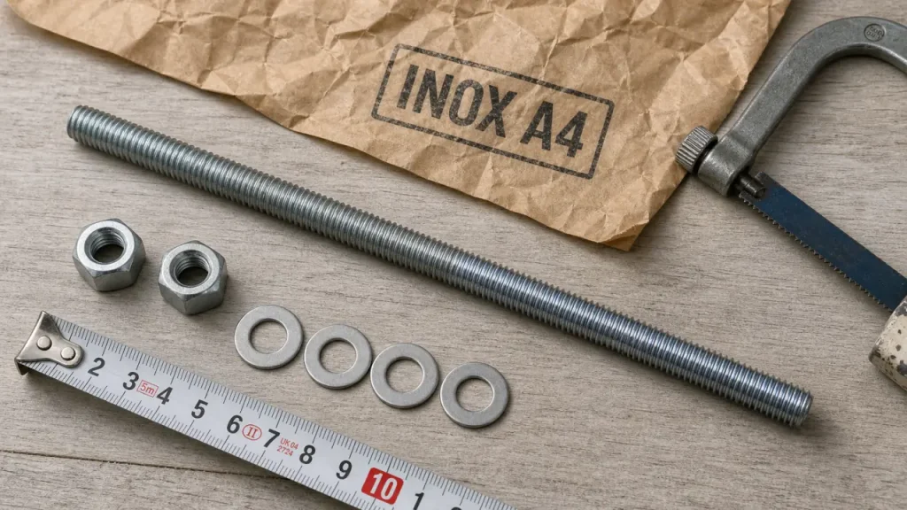 Tige filetée 8 mm : guide technique, choix des matériaux et conseils de pose