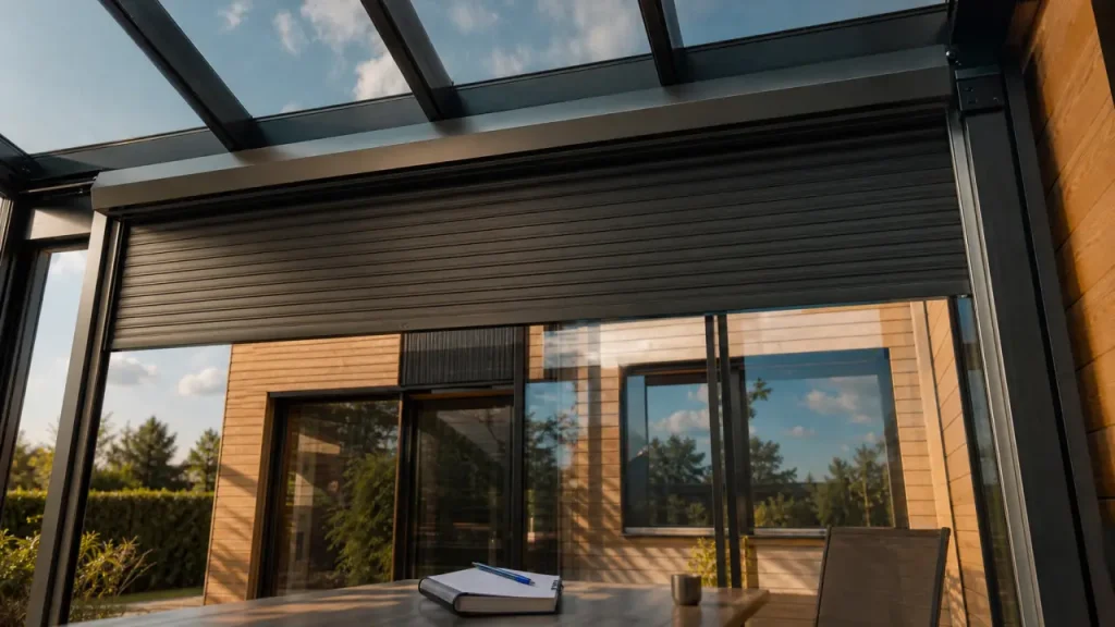 Volet roulant véranda : toiture, façade ou solaire, le choix selon la surface vitrée