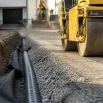 Allée carrossable pas cher : fondation en gravier et drainage