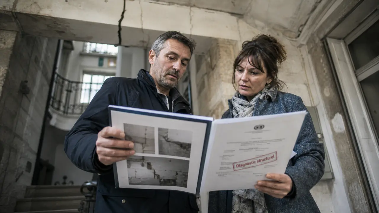 Diagnostic structurel : expert en copropriété sur fissures