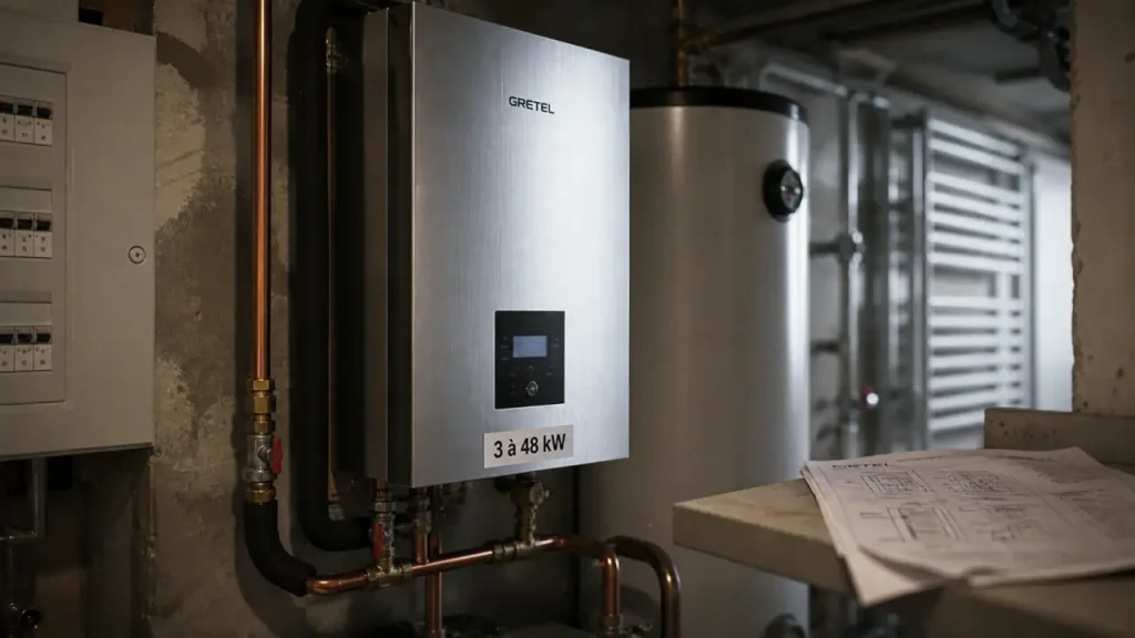 Chaudière électrique GRETEL : du chauffage central résidentiel au réseau professionnel de 740 kW