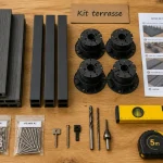 Kit terrasse composite prêt à poser