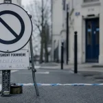 Pose panneaux interdiction de stationner et panonceau enlèvement fourrière