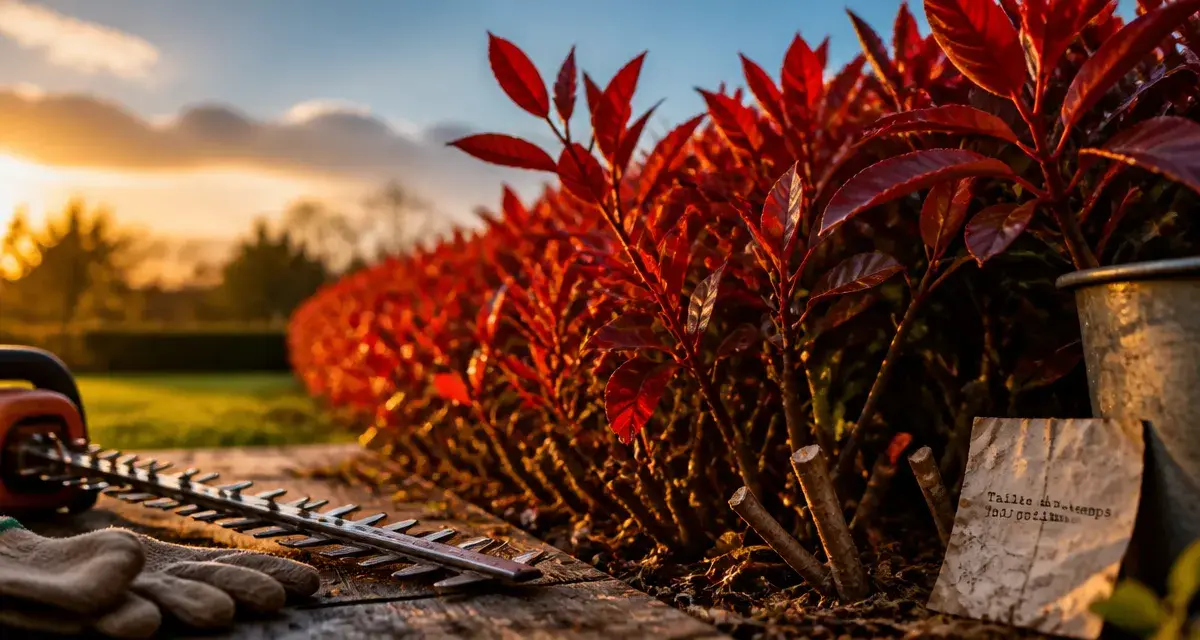 Quand tailler les photinia : taille de printemps des photinias Red Robin