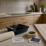 Rénover sa cuisine sans changer les meubles : peinture de meubles et crédence