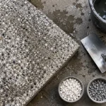 Béton lavé : granulats apparents après lavage précis