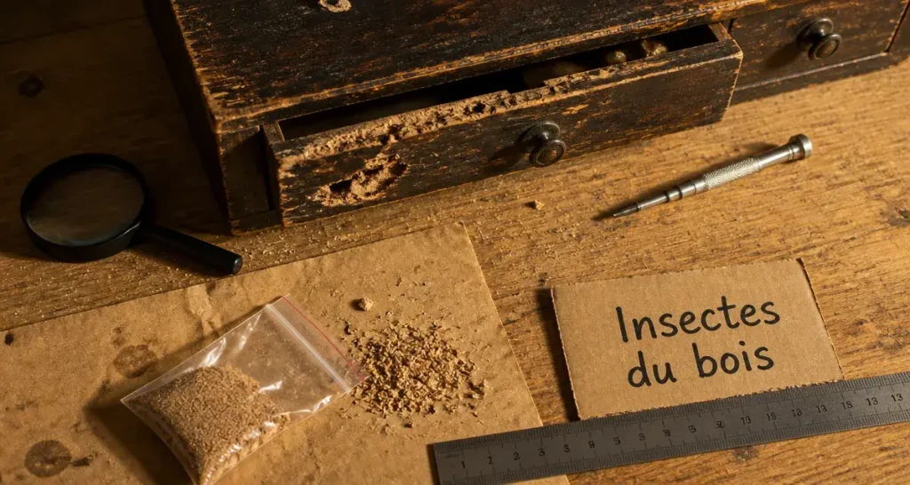 Mites du bois et insectes xylophages : comment identifier et sauver vos meubles