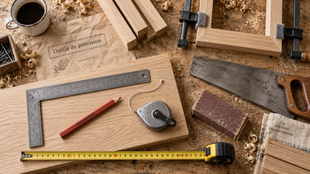 Outil de menuisier : commencez par les essentiels avant d’équiper tout l’atelier