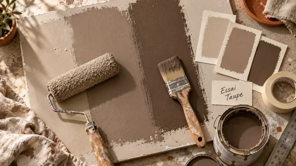 Peinture taupe : choisir la bonne nuance sans assombrir la pièce