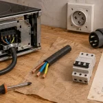 Prise plaque de cuisson 32 A ou 16 A : raccordement adapté